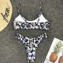 Load image into Gallery viewer, Neon Yellow Green Swimsuit Women Push Up Padded Micro Bikini Summer Beach Bathing Suit Beach Swimwear Women's Scoop Neck Cut Out Front Lace Up Back High Cut One Piece Swimsuit