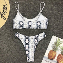 Load image into Gallery viewer, Neon Yellow Green Swimsuit Women Push Up Padded Micro Bikini Summer Beach Bathing Suit Beach Swimwear Women's Scoop Neck Cut Out Front Lace Up Back High Cut One Piece Swimsuit