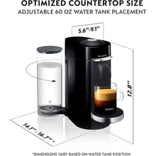 Load image into Gallery viewer, Nespresso VertuoPlus Deluxe Coffee and Espresso Machine (Refurbished)