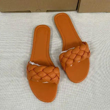 Load image into Gallery viewer, New 2021 Summer Sandals Flat Bottom Fashion Women Slides Sandals slipper - Outdoor designer shoes for women