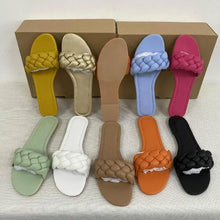 Load image into Gallery viewer, New 2021 Summer Sandals Flat Bottom Fashion Women Slides Sandals slipper - Outdoor designer shoes for women