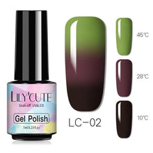 Load image into Gallery viewer, New 2022Fashion Womens 3-layers Color Changing Gel Nail Polish Long Lasting UV Chameleon Popular Colorful Design For Womens and Girls