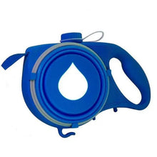 Load image into Gallery viewer, New 3 IN 1 Multifunctional Colorful Pet Leash With Built-in Water Bottle Bowl And Waste Bag Dispenser Modern Design For All Pets