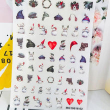 Load image into Gallery viewer, New 3D Self-Adhesive Lovely Red Lips Image Nails Stickers for Nails Sticker Decorations Manicure Valentine's Day Nail Art Sticker Decals 3D Exquisite Pattern Nail Art Supplies Self-Adhesive Luxurious Nail Art Decoration
