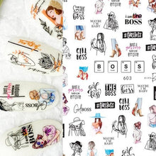 Load image into Gallery viewer, New 3D Self-Adhesive Lovely Red Lips Image Nails Stickers for Nails Sticker Decorations Manicure Valentine's Day Nail Art Sticker Decals 3D Exquisite Pattern Nail Art Supplies Self-Adhesive Luxurious Nail Art Decoration