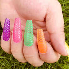 Load image into Gallery viewer, New 3D Self-Adhesive Neon Curve Serpentine Stripe Nails Stickers Acrylic Decorations Manicure Carving Design Exquisite Pattern Nail Art Supplies Self-Adhesive Nail Nail Art Stickers Red Lips Nails Decals Sticker Hot Sexy Girl Tip
