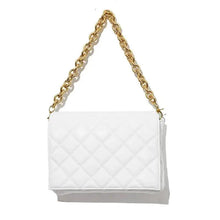 Load image into Gallery viewer, New Adorable Women's Handbag Green Small Flap Shoulder Bag In Thick Metal Chain Women's Clutch Bags Luxury Ladies Shoulder Purse