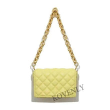 Load image into Gallery viewer, New Adorable Women's Handbag Green Small Flap Shoulder Bag In Thick Metal Chain Women's Clutch Bags Luxury Ladies Shoulder Purse