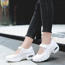 Load image into Gallery viewer, New Air Cushion Flat Shoes Women Mesh Sneakers Breathable Women Shoes Increase Casual Shoes Air Cushion Woman Mesh Sneakers Breathable Flats Womens Shoes