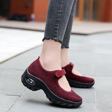 Load image into Gallery viewer, New Air Cushion Flat Shoes Women Mesh Sneakers Breathable Women Shoes Increase Casual Shoes Air Cushion Woman Mesh Sneakers Breathable Flats Womens Shoes