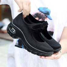 Load image into Gallery viewer, New Air Cushion Flat Shoes Women Mesh Sneakers Breathable Women Shoes Increase Casual Shoes Air Cushion Woman Mesh Sneakers Breathable Flats Womens Shoes