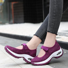 Load image into Gallery viewer, New Air Cushion Flat Shoes Women Mesh Sneakers Breathable Women Shoes Increase Casual Shoes Air Cushion Woman Mesh Sneakers Breathable Flats Womens Shoes