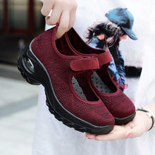 Load image into Gallery viewer, New Air Cushion Flat Shoes Women Mesh Sneakers Breathable Women Shoes Increase Casual Shoes Air Cushion Woman Mesh Sneakers Breathable Flats Womens Shoes