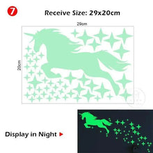 Load image into Gallery viewer, New Amazing Luminous Moon and Stars Wall Stickers for Kids Room Baby Nursery Home Decoration Wall Decals Glow in the Dark Bedroom Ceiling