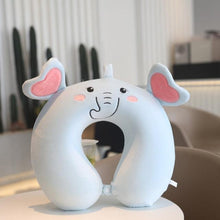 Load image into Gallery viewer, New Animal Memory Cotton U-shaped Pillow Car Neck Pillow Noon Rest Pillow Plane Travel PillowKids Neck Travel Pillows Cute U-Shaped Animal Pillow for Cars Planes Boys Girls Child Gift Ideas