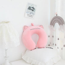 Load image into Gallery viewer, New Animal Memory Cotton U-shaped Pillow Car Neck Pillow Noon Rest Pillow Plane Travel PillowKids Neck Travel Pillows Cute U-Shaped Animal Pillow for Cars Planes Boys Girls Child Gift Ideas