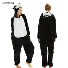 Load image into Gallery viewer, New Animal Pajamas Women Unicorn Sleepwear Panda Pajama Cartoon Overalls Winter Rabbit Nightie Jumpsuit For Winter Girls Unicorn Pajamas Costume Fleece Hooded Animal Sleepwear Christmas Cosplay Unicorn Gift
