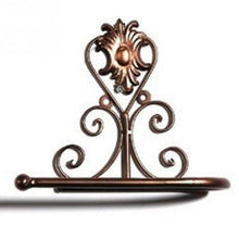 Load image into Gallery viewer, New Arrival Classic Bathroom accessories Vintage Iron Toilet Paper Towel Roll Holder Bathroom Wall Mount Rack Toilet Paper Roll Holder Cast Iron Wall Mounted Toilet Tissue Holder European Victorian Design