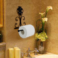 Load image into Gallery viewer, New Arrival Classic Bathroom accessories Vintage Iron Toilet Paper Towel Roll Holder Bathroom Wall Mount Rack Toilet Paper Roll Holder Cast Iron Wall Mounted Toilet Tissue Holder European Victorian Design
