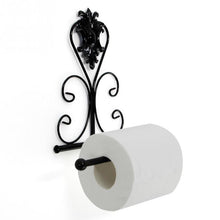 Load image into Gallery viewer, New Arrival Classic Bathroom accessories Vintage Iron Toilet Paper Towel Roll Holder Bathroom Wall Mount Rack Toilet Paper Roll Holder Cast Iron Wall Mounted Toilet Tissue Holder European Victorian Design