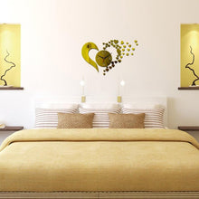 Load image into Gallery viewer, New Arrival Lovely Art Clock Wall Clock Living Room 3D Frameless Acrylic Mirror Sticker Wall Clock Home Modern Love Creative Adjustable Silent Wall Art Clocks for Home Office Decorations Quartz Acrylic Clocks Mirror Watch