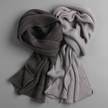 Load image into Gallery viewer, NEW Arrived Men's Fashion Winter Soft Long Thick Warm Scarf Lightweight Knit Spring Unisex Soft Scarves Size Elegant Male Cashmere Neckerchief Warmer Scarves For Men Women