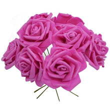 Load image into Gallery viewer, New Artificial 10/20/30 Heads 8cm PE Foam Rose Flowers Bride Bouquet Flower For Wedding Party Decorative Scrapbooking Flower Silk Roses for Wedding Centerpieces Bridal Show Bouquets Party Home Flowers Decoration