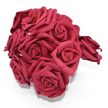 Load image into Gallery viewer, New Artificial 10/20/30 Heads 8cm PE Foam Rose Flowers Bride Bouquet Flower For Wedding Party Decorative Scrapbooking Flower Silk Roses for Wedding Centerpieces Bridal Show Bouquets Party Home Flowers Decoration