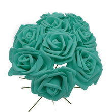 Load image into Gallery viewer, New Artificial 10/20/30 Heads 8cm PE Foam Rose Flowers Bride Bouquet Flower For Wedding Party Decorative Scrapbooking Flower Silk Roses for Wedding Centerpieces Bridal Show Bouquets Party Home Flowers Decoration