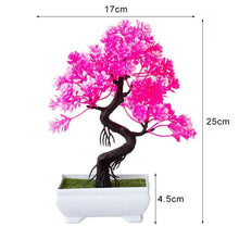 Load image into Gallery viewer, New Artificial Plants Pine Bonsai Potted Decorative Green Small Trees Fake Flowers Ornament For Home Garden Decoration