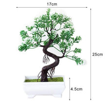 Load image into Gallery viewer, New Artificial Plants Pine Bonsai Potted Decorative Green Small Trees Fake Flowers Ornament For Home Garden Decoration