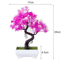Load image into Gallery viewer, New Artificial Plants Pine Bonsai Potted Decorative Green Small Trees Fake Flowers Ornament For Home Garden Decoration