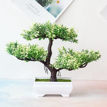 Load image into Gallery viewer, New Artificial Plants Pine Bonsai Potted Decorative Green Small Trees Fake Flowers Ornament For Home Garden Decoration