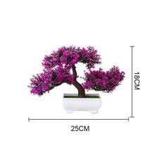 Load image into Gallery viewer, New Artificial Plants Pine Bonsai Potted Decorative Green Small Trees Fake Flowers Ornament For Home Garden Decoration