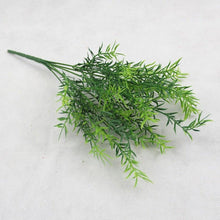 Load image into Gallery viewer, New Artificial Shrubs Boston Fern Grass Fake Green Bushes Indoor Outdoor UV Resistant Indoor Outside For Home Garden Porch Window Décor