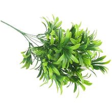 Load image into Gallery viewer, New Artificial Shrubs Boston Fern Grass Fake Green Bushes Indoor Outdoor UV Resistant Indoor Outside For Home Garden Porch Window Décor