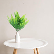 Load image into Gallery viewer, New Artificial Shrubs Boston Fern Grass Fake Green Bushes Indoor Outdoor UV Resistant Indoor Outside For Home Garden Porch Window Décor