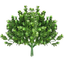 Load image into Gallery viewer, New Artificial Shrubs Boston Fern Grass Fake Green Bushes Indoor Outdoor UV Resistant Indoor Outside For Home Garden Porch Window Décor