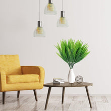 Load image into Gallery viewer, New Artificial Shrubs Boston Fern Grass Fake Green Bushes Indoor Outdoor UV Resistant Indoor Outside For Home Garden Porch Window Décor