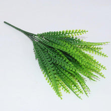 Load image into Gallery viewer, New Artificial Shrubs Boston Fern Grass Fake Green Bushes Indoor Outdoor UV Resistant Indoor Outside For Home Garden Porch Window Décor