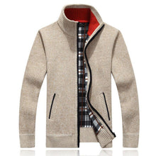 Load image into Gallery viewer, New Autumn Winter Jacket Men Warm Casual Slim Fit Fleece Jacket Elegant Jackets For Men Warm Soft Sweater Solid Jackets Casual Business Men Clothing Lightweight Hooded Jackets