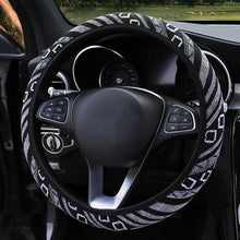 Load image into Gallery viewer, New Baja Blanket Car Steering Wheel Cover Linen Universal Elastic Flax Stripe Cool Interior Car Steering Wheel Cover Ethnic Style Car Accessories Steering Wheel Covers with Cloth for Women Breathable Anti Skid Better Grips Steering Wheel Cover Women