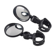 Load image into Gallery viewer, New Bicycle Adjustable Rearview Mirror Road Bike Safety Tool Handlebar Back Eye Cycling Rear View Mirrors Rotatable And Adjustable Shockproof Convex Wide Angle Universal Back Rear View Mirrors