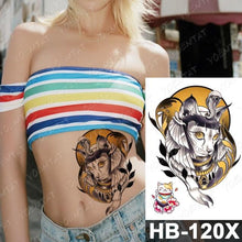 Load image into Gallery viewer, New Big Butterfly Waterproof Temporary Sticker Tattoo Elegant Black Colorful Tattoos Rose For Women Men