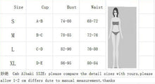 Load image into Gallery viewer, New Bikini Sets Black Push Up Swimsuit Women Neon Patchwork Bikini Swimsuit 2 Piece Cutout Molded Push Up Bathing Suit Women Swimwear Splicing Bathing Suit Holiday Beach Swimming Suit
