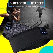 Load image into Gallery viewer, New Bluetooth Wireless Headphones Sports Headband Soft Elastic Comfortable Headphones For Sleep Music Headset Speakers