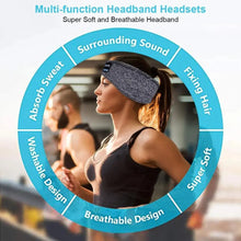 Load image into Gallery viewer, New Bluetooth Wireless Headphones Sports Headband Soft Elastic Comfortable Headphones For Sleep Music Headset Speakers
