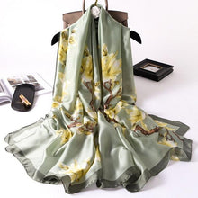Load image into Gallery viewer, New Brand Designer Luxury Winter Long Silk Scarf Shawls Wraps Print Cotton Scarf Stylish Head Wraps Scarves Hijabs Neck Scarves Lady Hijab For Female