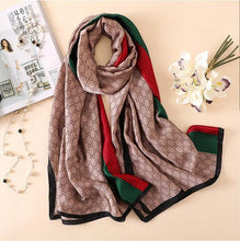 Load image into Gallery viewer, New Brand Designer Luxury Winter Long Silk Scarf Shawls Wraps Print Cotton Scarf Stylish Head Wraps Scarves Hijabs Neck Scarves Lady Hijab For Female