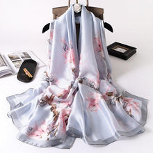 Load image into Gallery viewer, New Brand Designer Luxury Winter Long Silk Scarf Shawls Wraps Print Cotton Scarf Stylish Head Wraps Scarves Hijabs Neck Scarves Lady Hijab For Female